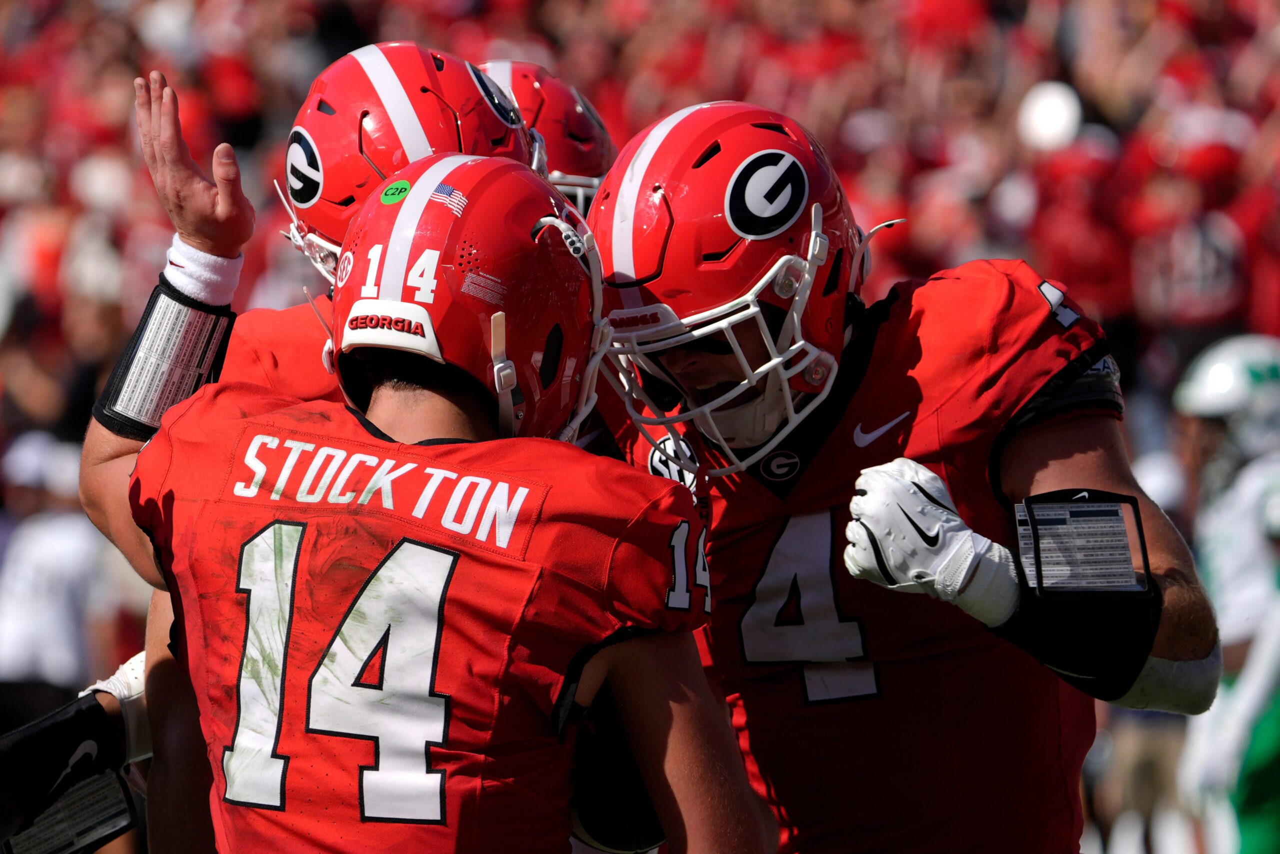 Gunner Stockton lights up Marshall with 4 total touchdowns in season opener