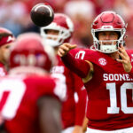 Oklahoma quarterback John Mateer.