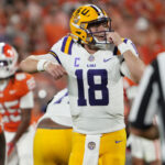 LSU quarterback Garrett Nussmeier.