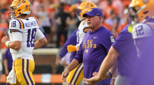 LSU head coach Brian Kelly.