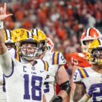 LSU quarterback Garrett Nussmeier.