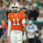 Miami quarterback Carson Beck.