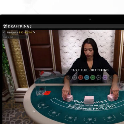 draftkings casino live dealer screenshot