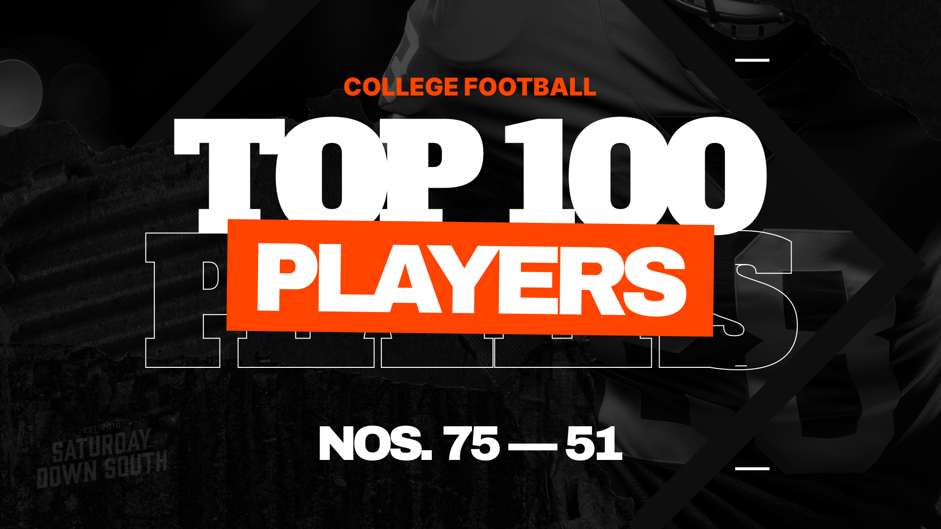 SDS’ Top 100: Ranking the best college football players in 2025 (Nos. 75-51) SDS’ Top 100: Ranking the best college football players in 2025 (Nos. 75-51)