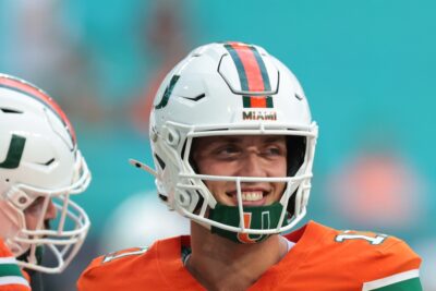 Carson Beck is looking like a far better version of himself at Miami in 2025 than he was at Georgia in 2024.
