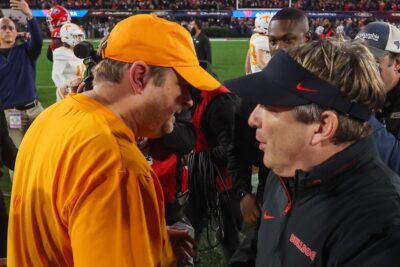 Josh Heupel and Kirby Smart will meet for the 5th time on Saturday.