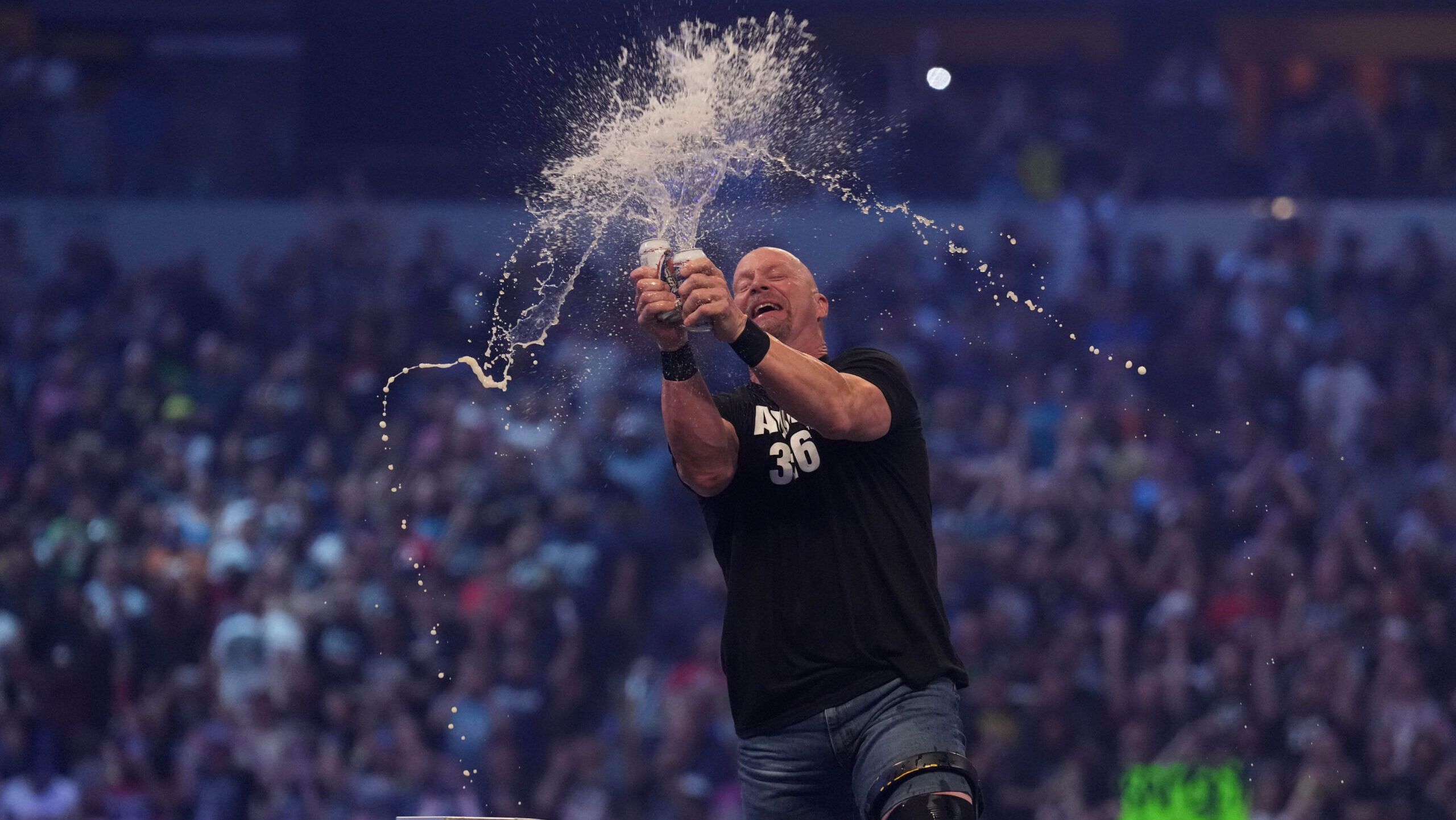North Texas player hits incredible Stone Cold Steve Austin celebration after big play North Texas player hits incredible Stone Cold Steve Austin celebration after big play