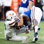 Florida and Miami play football.