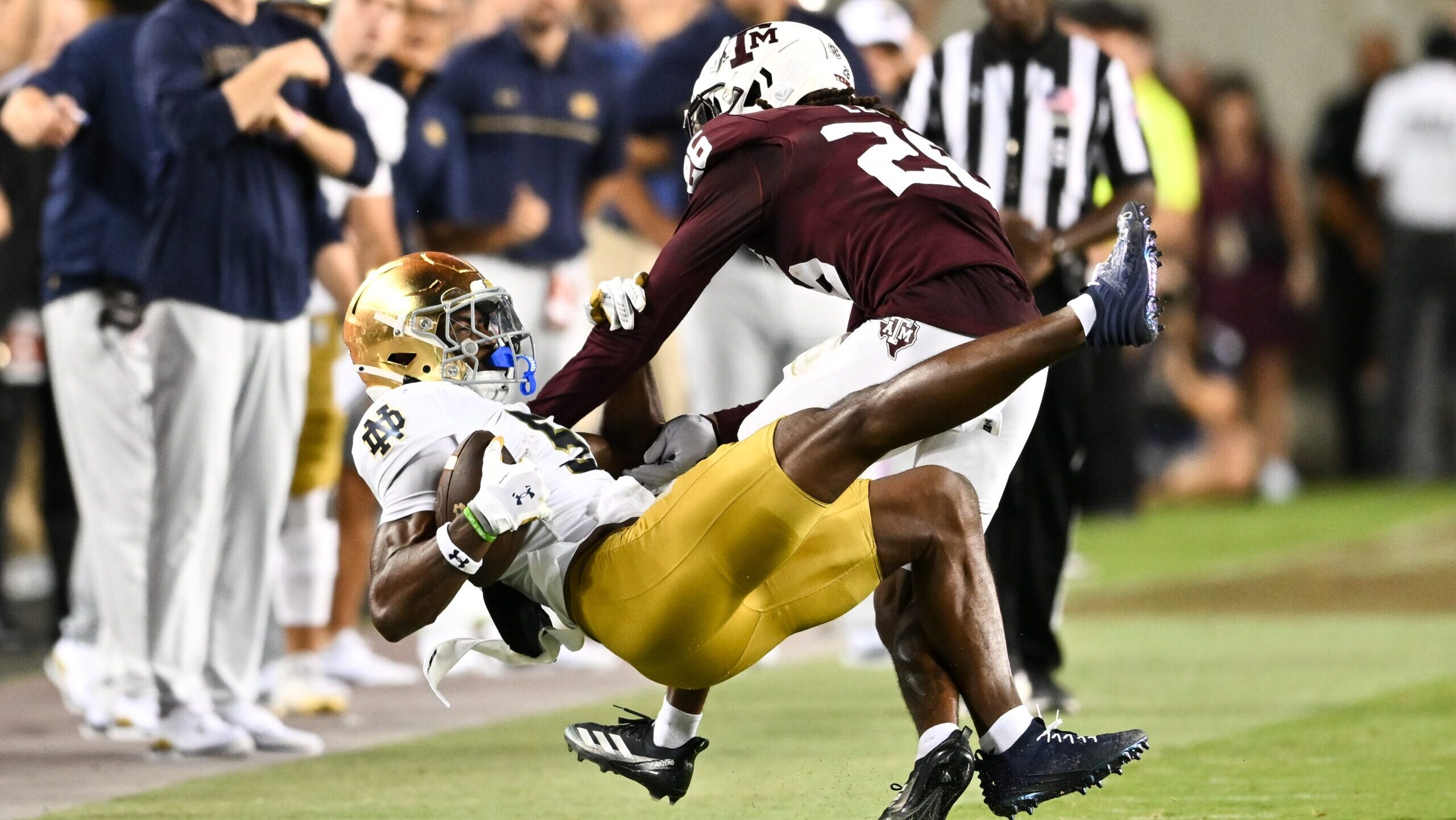 Texas A&M wide receiver says Aggies have Notre Dame rematch &lsquo;circled&rsquo; after 2024 loss