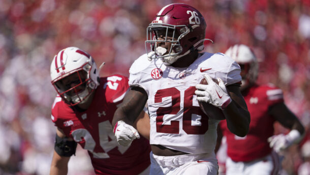 Alabama plays Wisconsin.