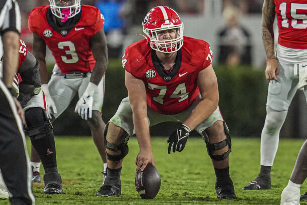 Georgia center Drew Bobo earns national Player of the Week honor for performance in Tennessee win