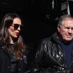 Jordon Hudson and Bill Belichick.