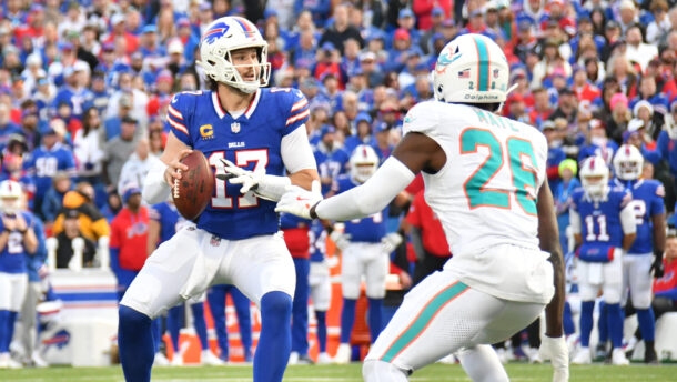 Josh Allen vs. the Dolphins.