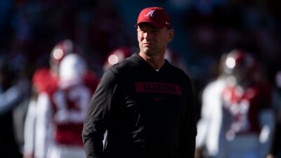Alabama coach Kalen DeBoer