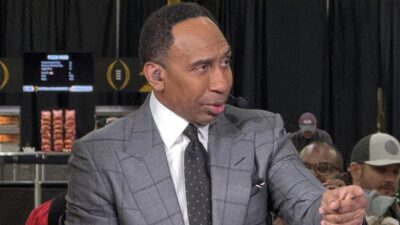 Stephen A. Smith talks.