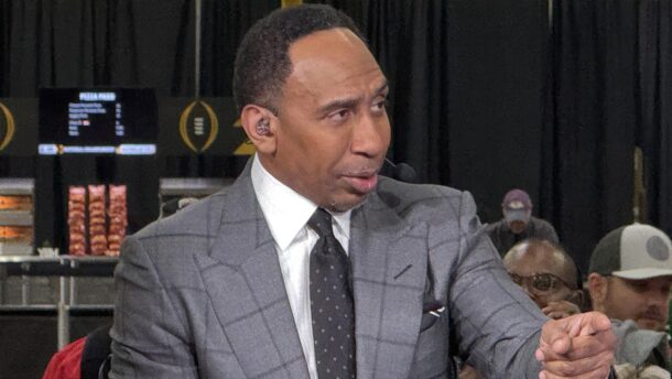 Stephen A. Smith talks.