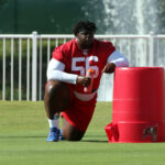 Desmond Watson with the Tampa Bay Buccaneers.