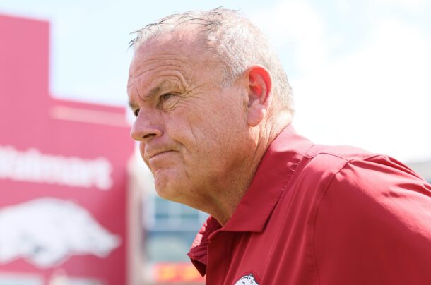 Sam Pittman has a huge showdown at Ole Miss on Saturday.