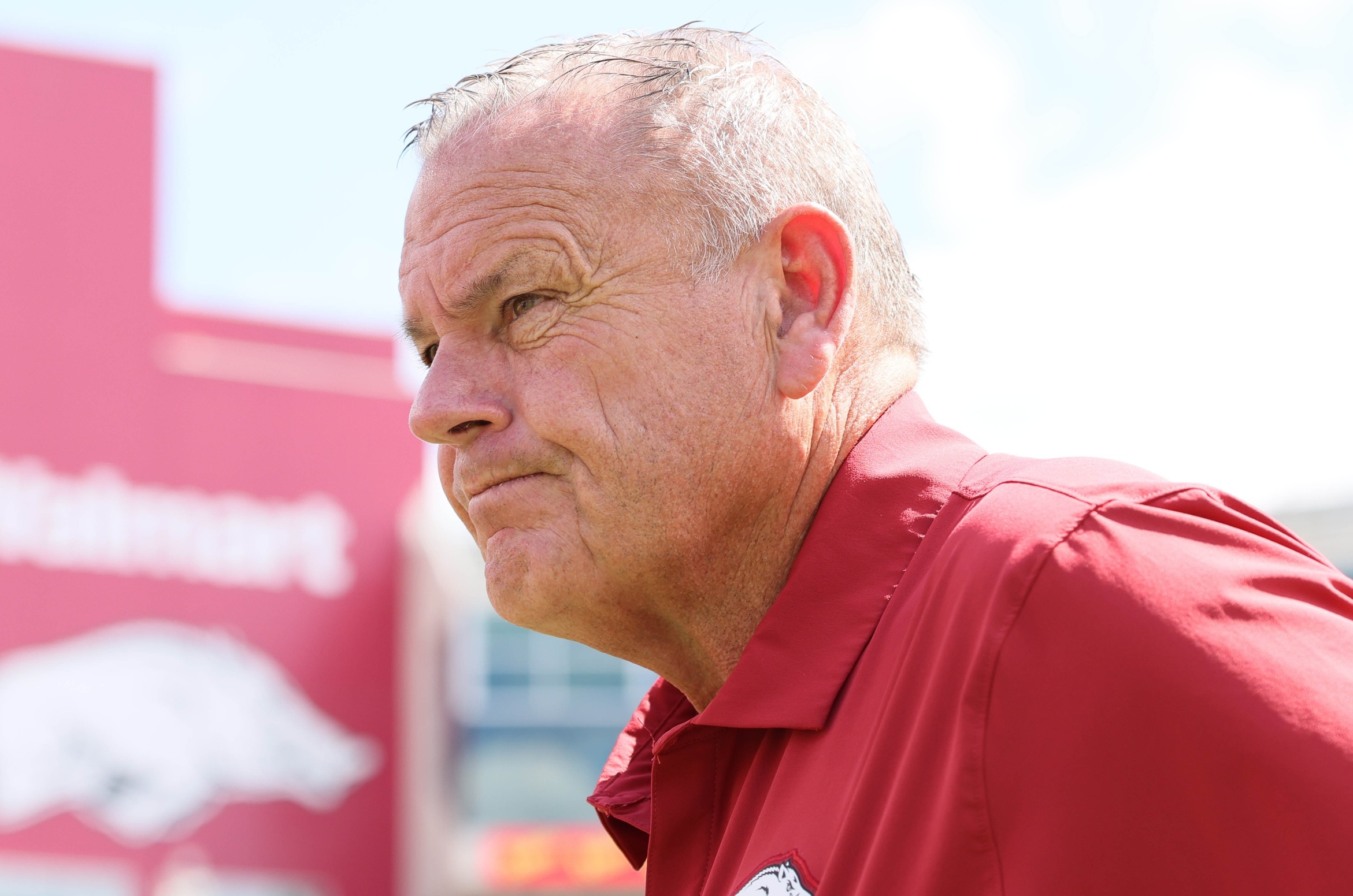 Late fumble a disaster for Sam Pittman, Arkansas against Memphis