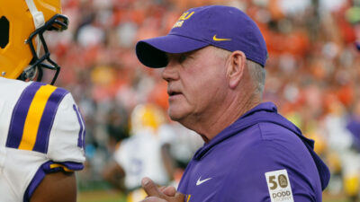 LSU head coach Brian Kelly.