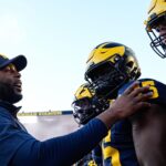Michigan head coach Sherrone Moore.