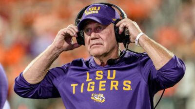 LSU coach Brian Kelly.