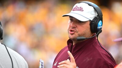 Mississippi State coach Jeff Lebby.