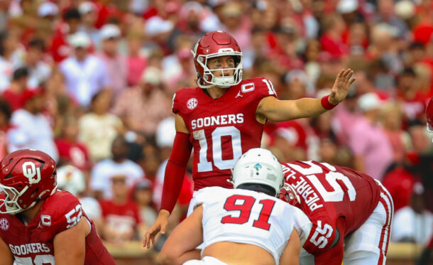 Oklahoma QB John Mateer.