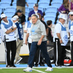 Bill Belichick before his first game with North Carolina.