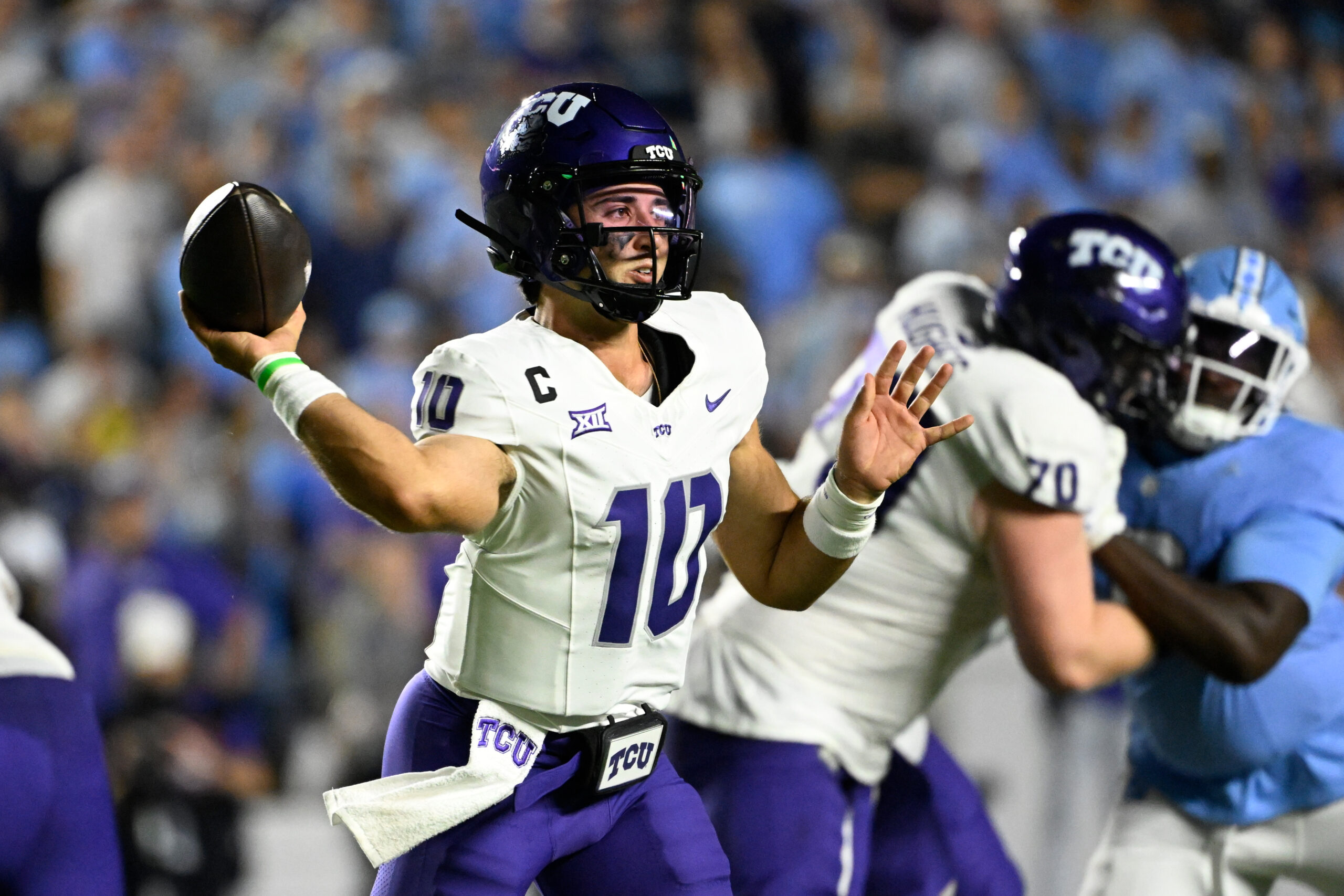 Rapid Reaction: TCU beats UNC in a blowout, spoiling Bill Belichick&rsquo;s Carolina debut
