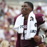 Texas A&M quarterback Marcel Reed.