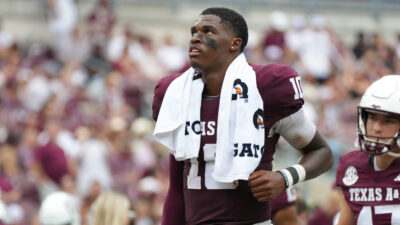 Texas A&M quarterback Marcel Reed.