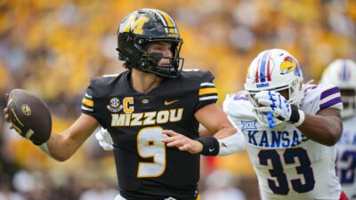 Mizzou quarterback Beau Pribula.