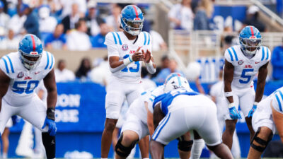 Ole Miss quarterback Austin Simmons.