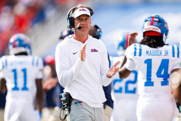 Ole Miss coach Lane Kiffin.