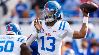 Ole Miss quarterback Austin Simmons.