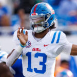 Ole Miss quarterback Austin Simmons.