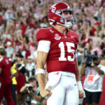 Alabama quarterback Ty Simpson.