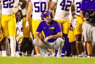 LSU head coach Brian Kelly.