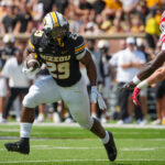 Mizzou running back Ahmad Hardy.