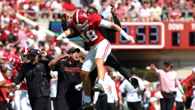 Alabama safety Bray Hubbard.