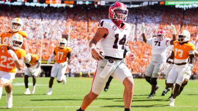 Georgia quarterback Gunner Stockton
