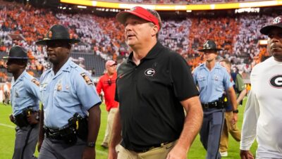 Georgia coach Kirby Smart.