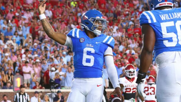 Ole Miss QB Trinidad Chambliss.