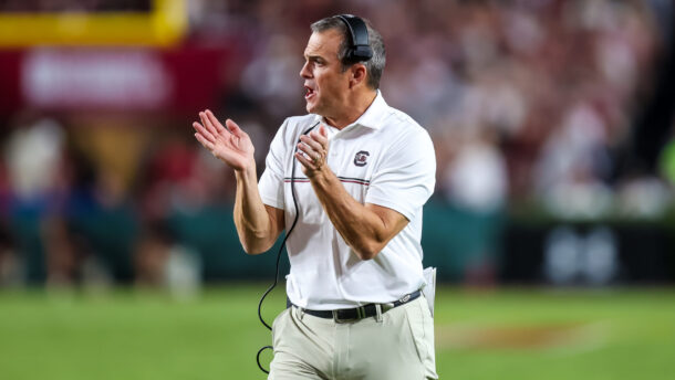 South Carolina coach Shane Beamer.