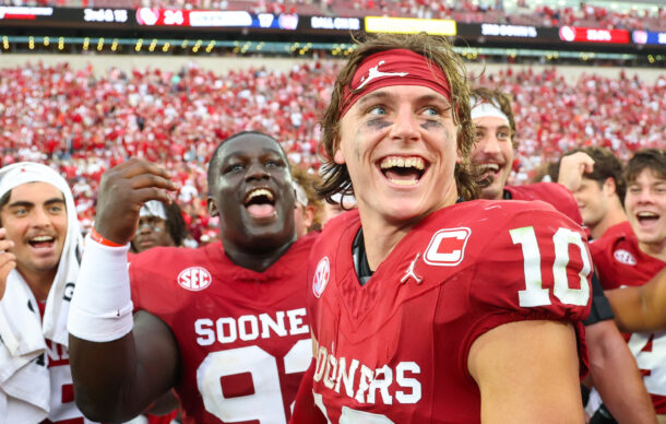 Oklahoma quarterback John Mateer