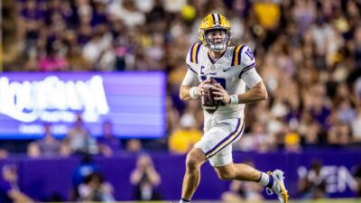 LSU QB Garrett Nussmeier.