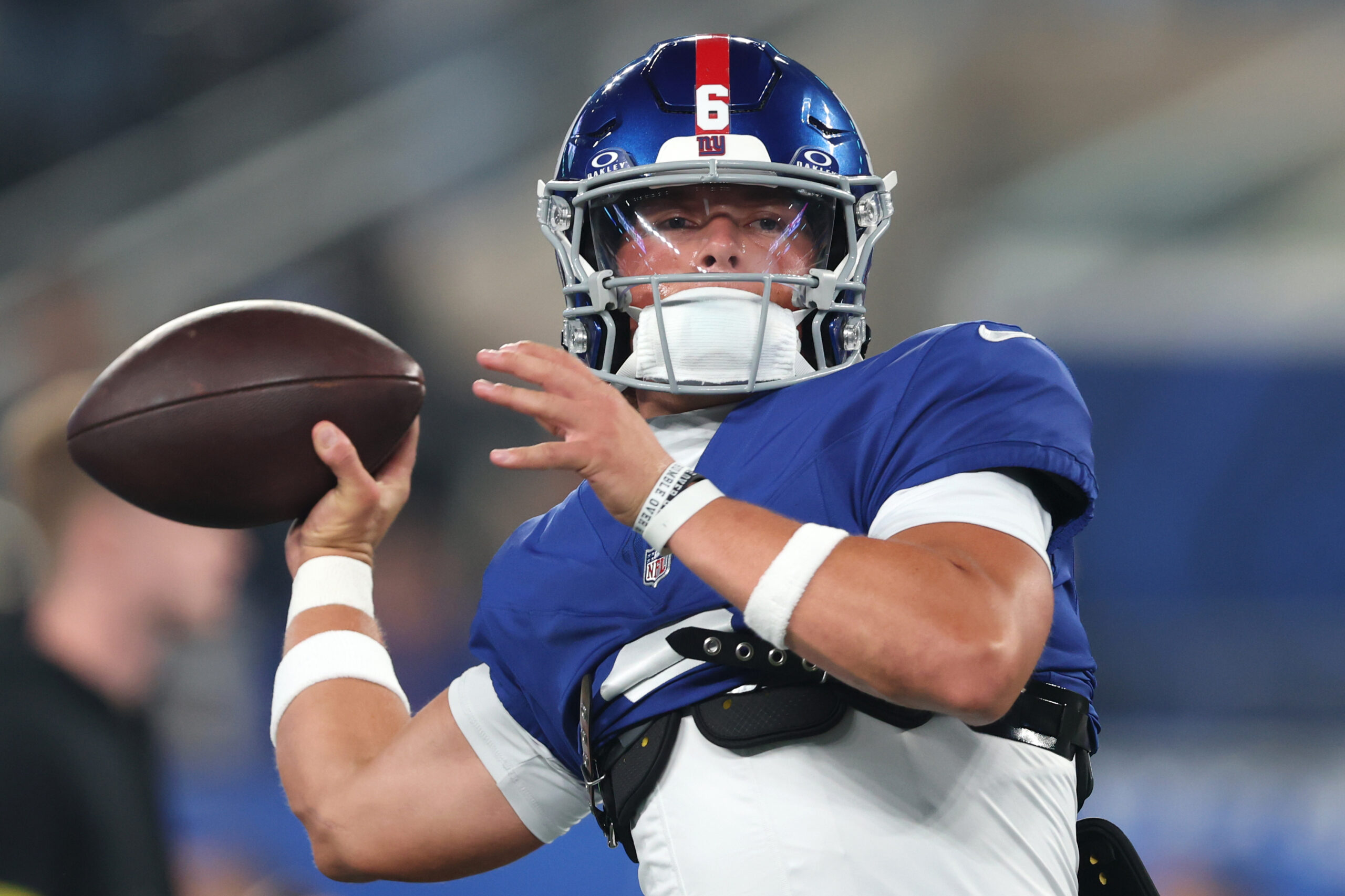 Jaxson Dart takes responsibility for Giants&rsquo; struggles in loss to Saints