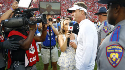 Ole Miss coach Lane Kiffin.