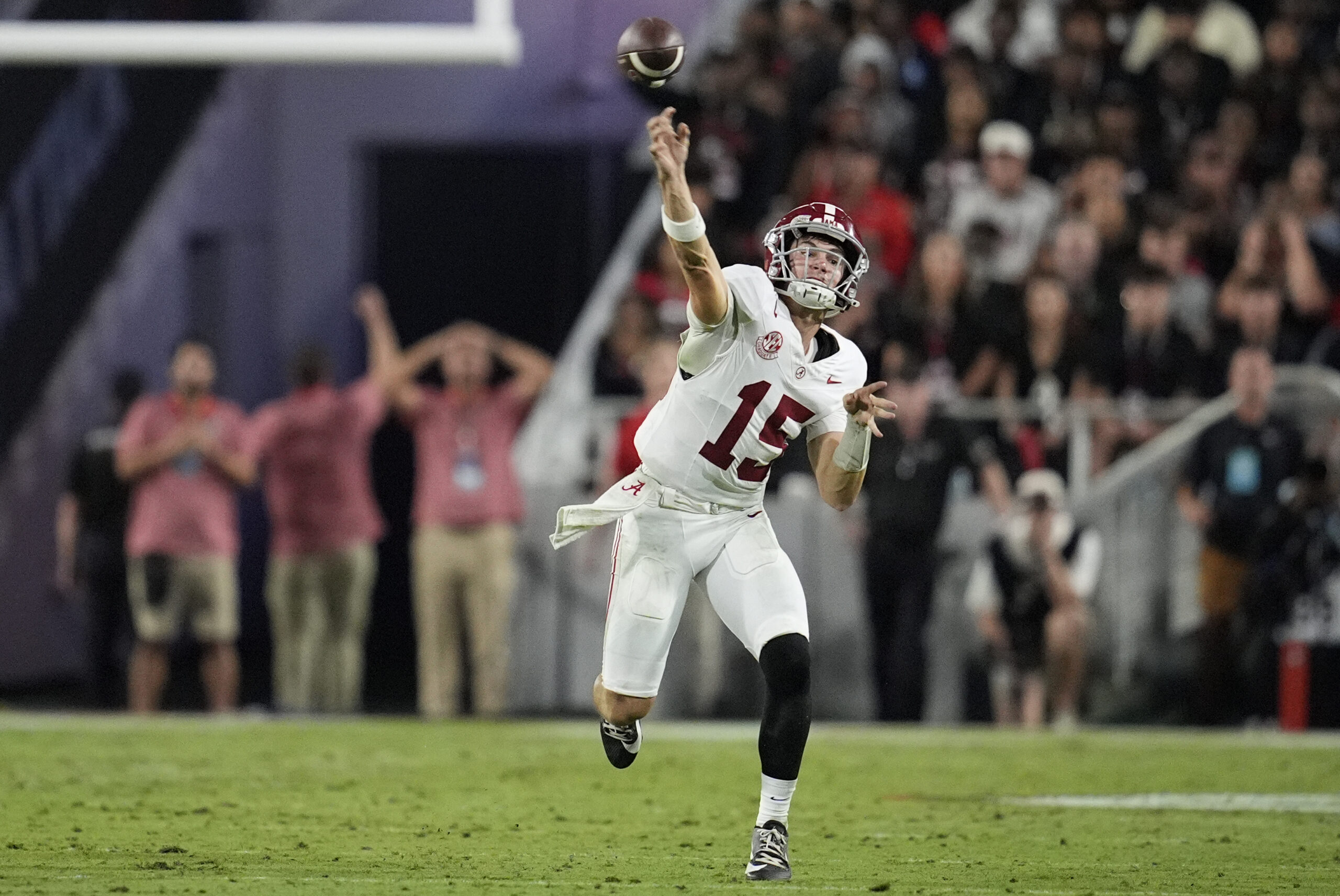 Ty Simpson surges to top of Heisman Trophy odds leaderboard after first half vs. Georgia